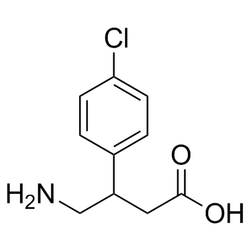 Baclofen结构式