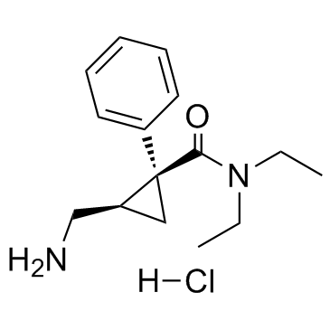 Milnacipran (1S-cis) hydrochloride结构式