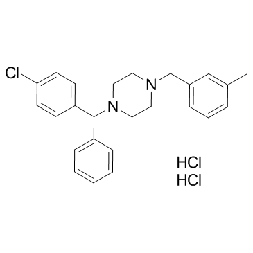 Meclizine dihydrochloride结构式