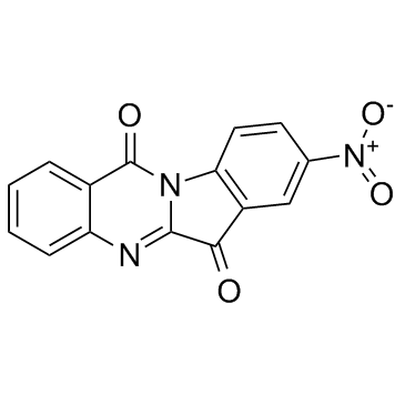 8-Nitrotryptanthrin结构式