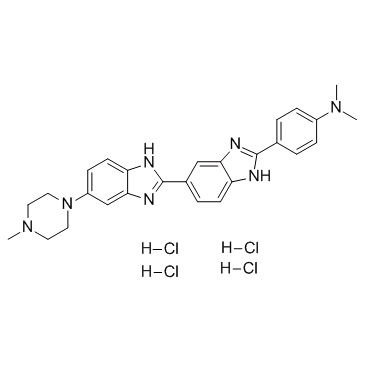 Hoechst 34580 tetrahydrochloride结构式