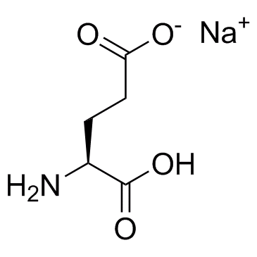 L-Glutamic acid monosodium salt 结构式