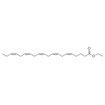 Eicosapentaenoic acid ethyl ester结构式