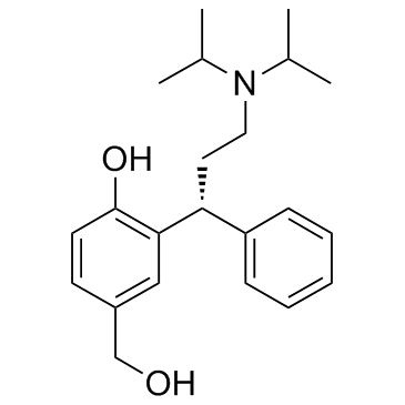 (R)-5-Hydroxymethyl Tolterodine结构式