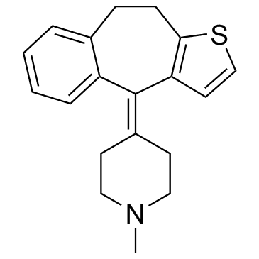Pizotifen结构式
