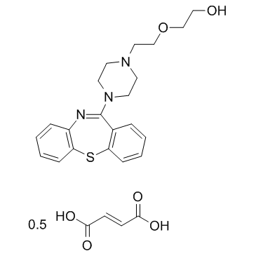 Quetiapine fumarate结构式