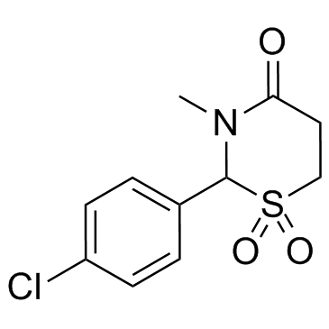 Chlormezanone结构式