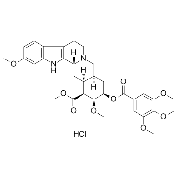 Reserpine hydrochloride结构式