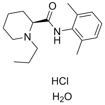 Ropivacaine hydrochloride monohydrate结构式