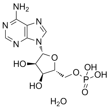 Adenosine 5-monophosphate monohydrate结构式