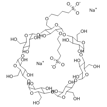 SBE-β-CD结构式