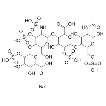 Heparin sodium salt结构式