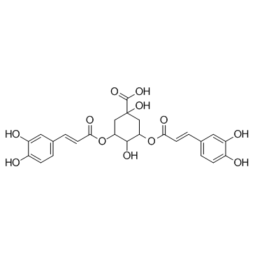 3,5-Dicaffeoylquinic acid结构式