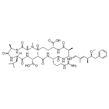 Microcystin-LR结构式