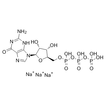 5-GTP trisodium salt结构式