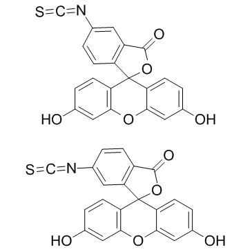 5(6)-FITC结构式