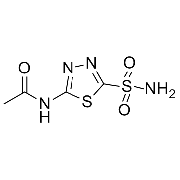 Acetazolamide结构式