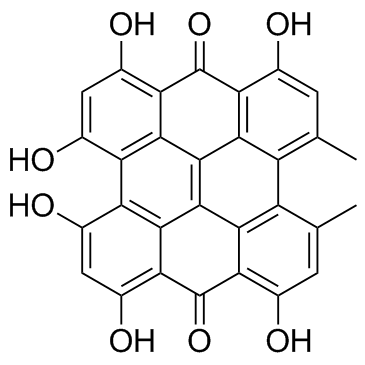 Hypericin结构式