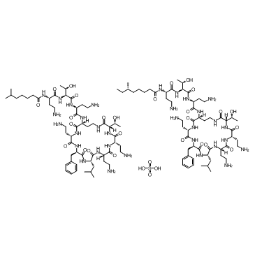 Polymyxin B Sulfate结构式