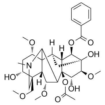 Mesaconitine结构式