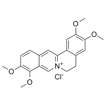 Palmatine chloride结构式