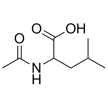 Acetylleucine结构式