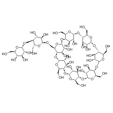 6-O-α-Maltosyl-β-cyclodextrin结构式