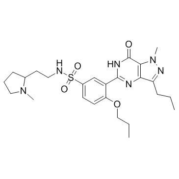 Udenafil结构式