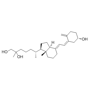 25,26-Dihydroxyvitamin D3结构式