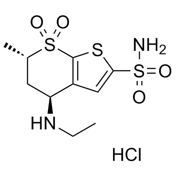 Dorzolamide hydrochloride结构式