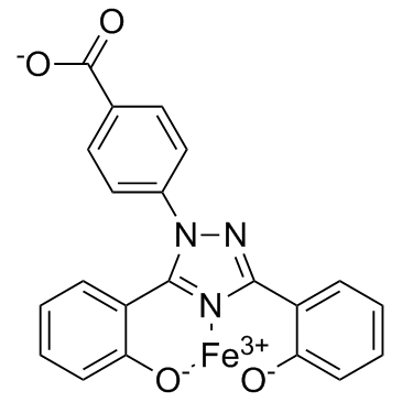 Deferasirox Fe3+ chelate结构式