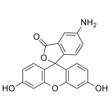 5-Aminofluorescein结构式