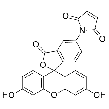 Fluorescein-5-maleimide结构式