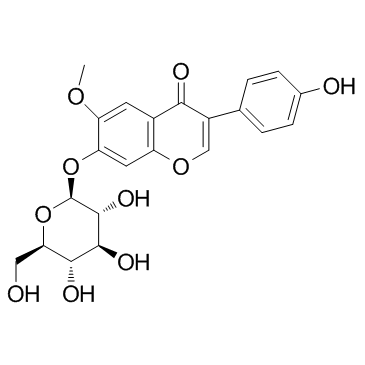 Glycitin结构式