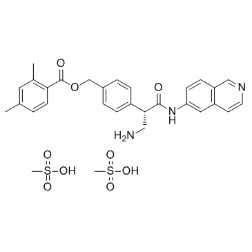 AR-13324 mesylate结构式