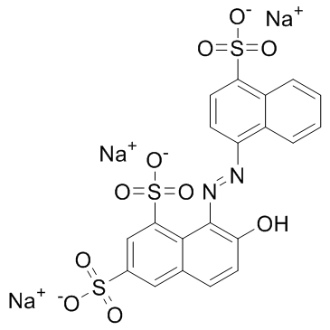 Ponceau 4R结构式