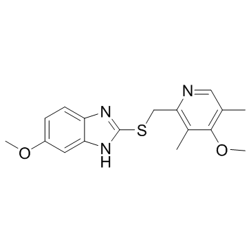 Omeprazole metabolite Omeprazole sulfide结构式