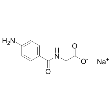 Aminohippurate sodium结构式