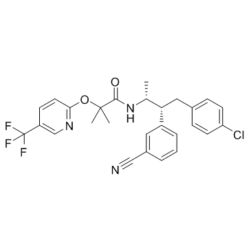 Taranabant ((1R,2R)stereoisomer)结构式