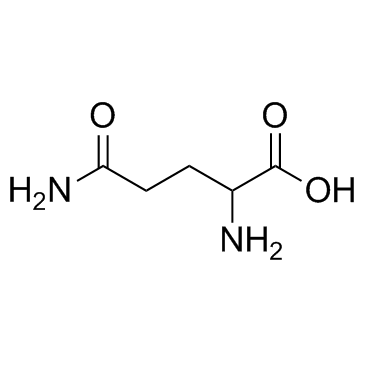 DL-Glutamine结构式