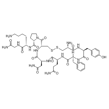 Lysipressin结构式