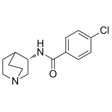 PNU-282987 S enantiomer free base结构式