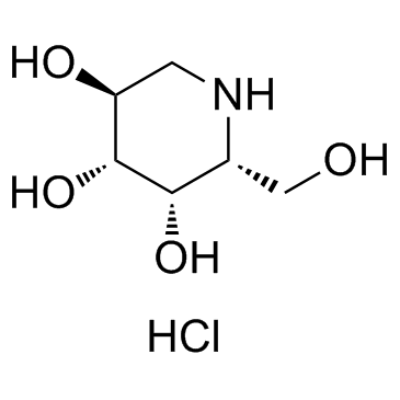 Migalastat hydrochloride结构式