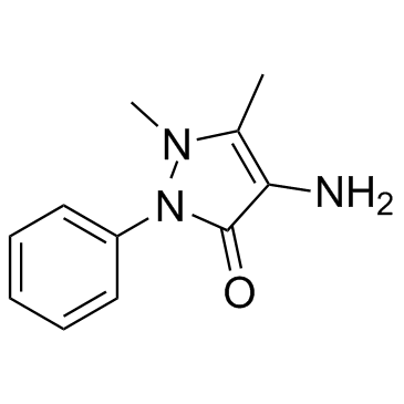 4-Aminoantipyrine结构式