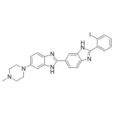 ortho-iodoHoechst 33258结构式