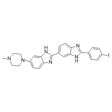 para-iodoHoechst 33258结构式