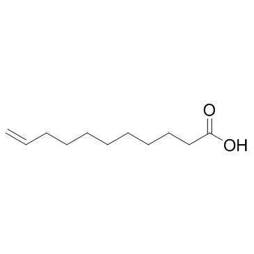 10-Undecenoic acid结构式