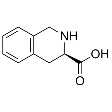 (R)-1,2,3,4-Tetrahydro-3-isoquinolinecarboxylic acid结构式