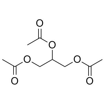 Triacetin结构式