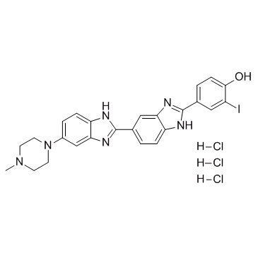 Hoechst 33342 analog 2 trihydrochloride结构式